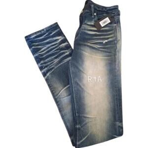 RtA Olivier Skinny Stacked Jeans Men’s 31 Medium Wash NWT